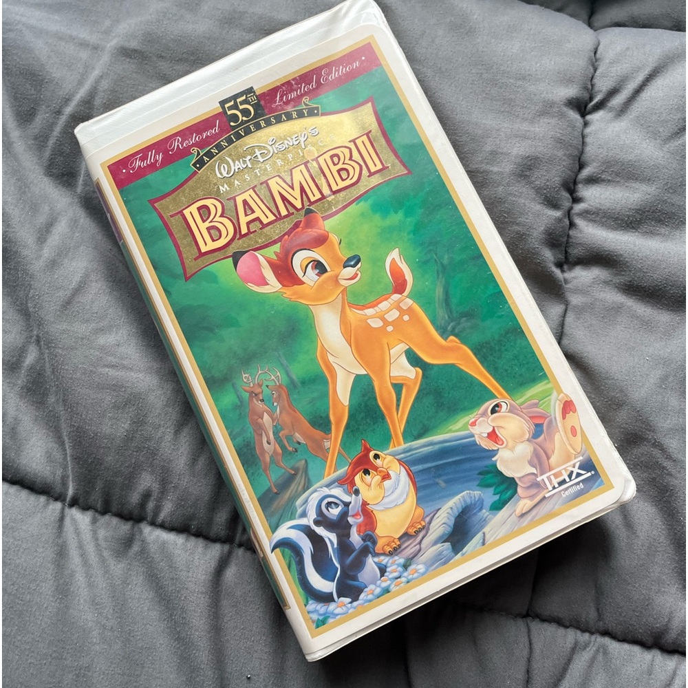 Limited edition 55th anniversary Bambi VHS tape